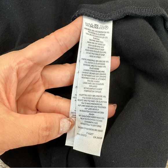 French Connection Black Viven Paneled Dress - Picture 6 of 9